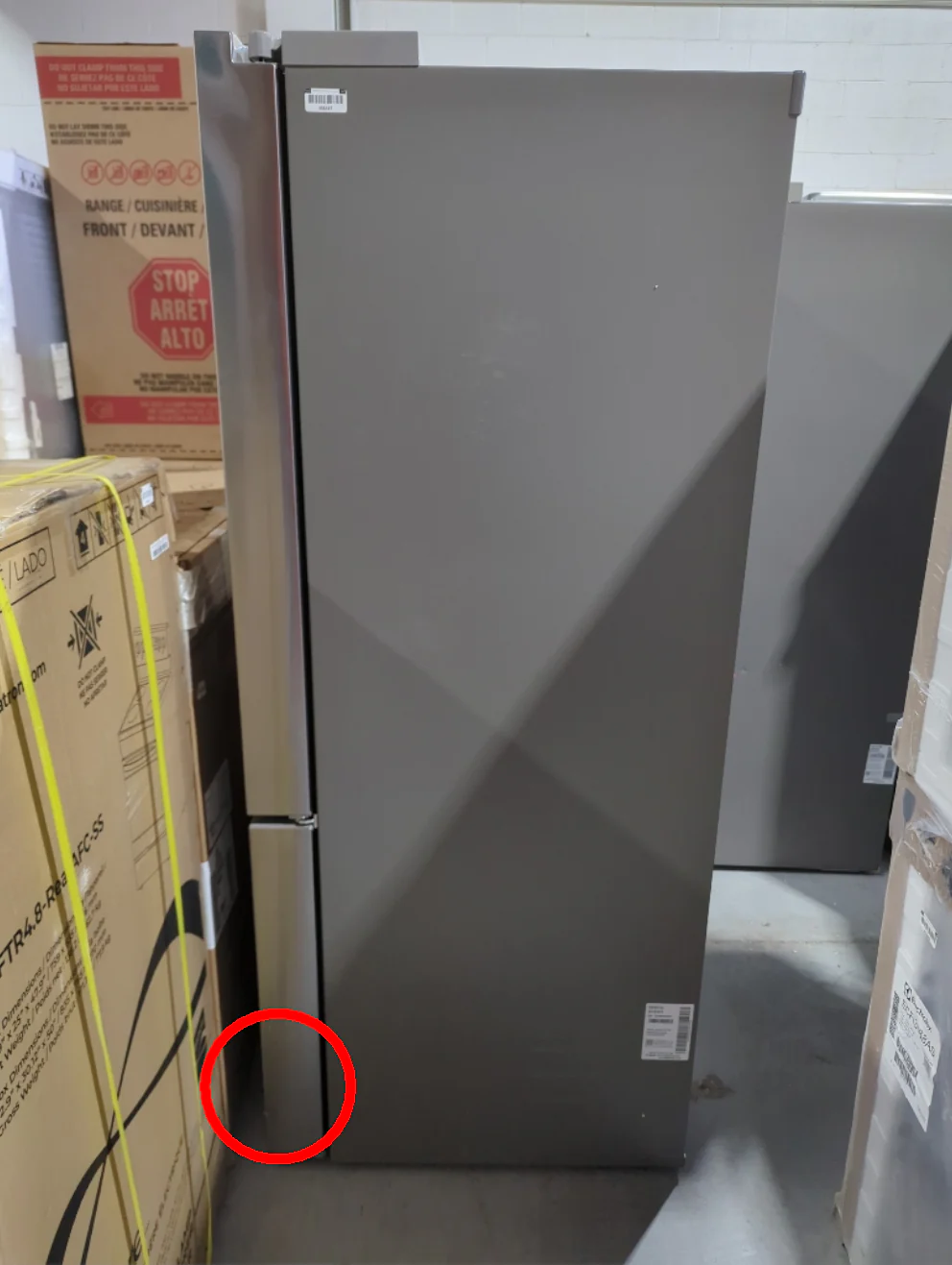 SRFB27S3 - REFRIGERATORS - LG - French 3-Door - Stainless Steel - Open Box - Image 4