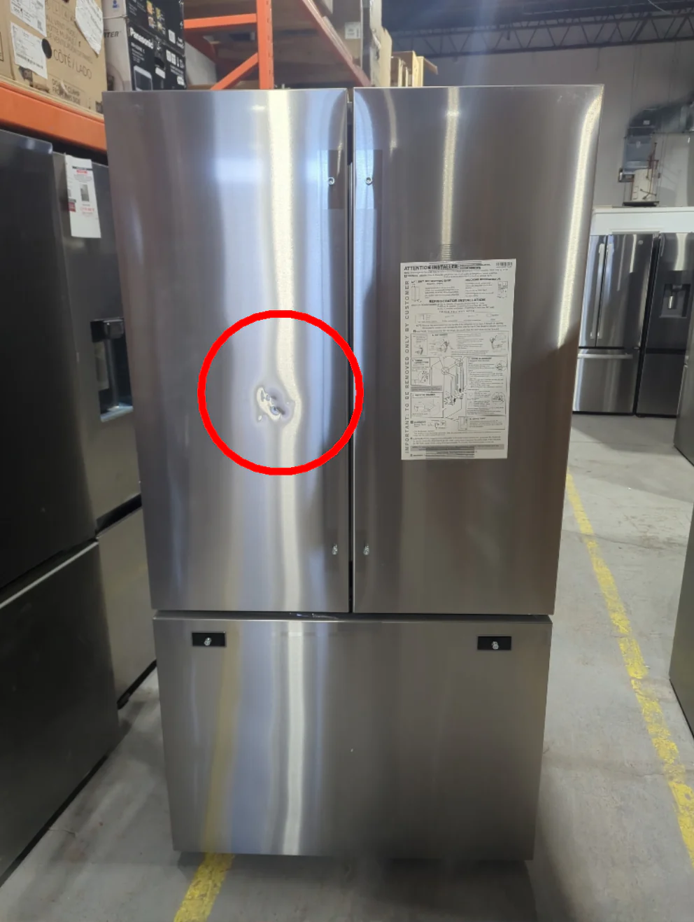 SRFB27S3 - REFRIGERATORS - LG - French 3-Door - Stainless Steel - Open Box - Image 2