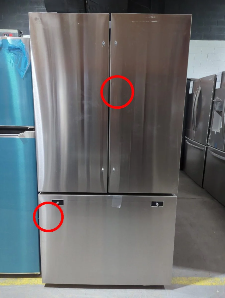 SRFB27S3 - REFRIGERATORS - LG - French 3-Door - Stainless Steel - Open Box - Image 3