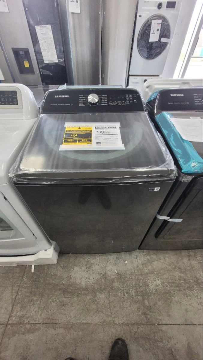 WA52DG5500AV - WASHERS - Samsung - Top Loading - Black - Open Box - Image 2