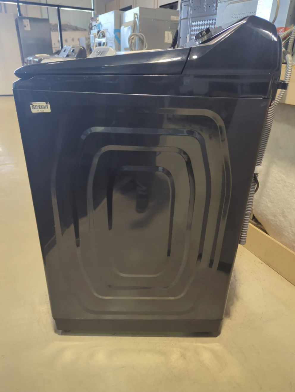 WA53CG7155AD - WASHERS - Samsung - Top Loading - Brushed Navy - Open Box - Image 3