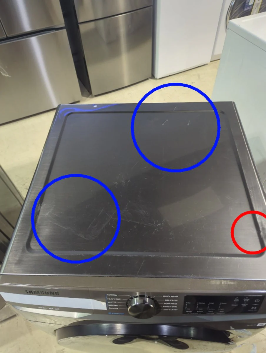 WF45R6100AP - WASHERS - Samsung - Front Load - Platinum - Open Box - Image 3