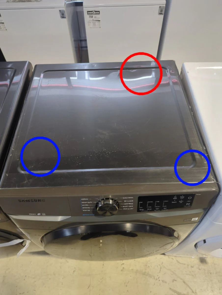 WF45R6100AP - WASHERS - Samsung - Front Load - Platinum - Open Box - Image 3