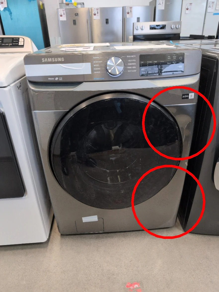 WF45R6100AP - WASHERS - Samsung - Front Load - Platinum - Open Box - Image 2