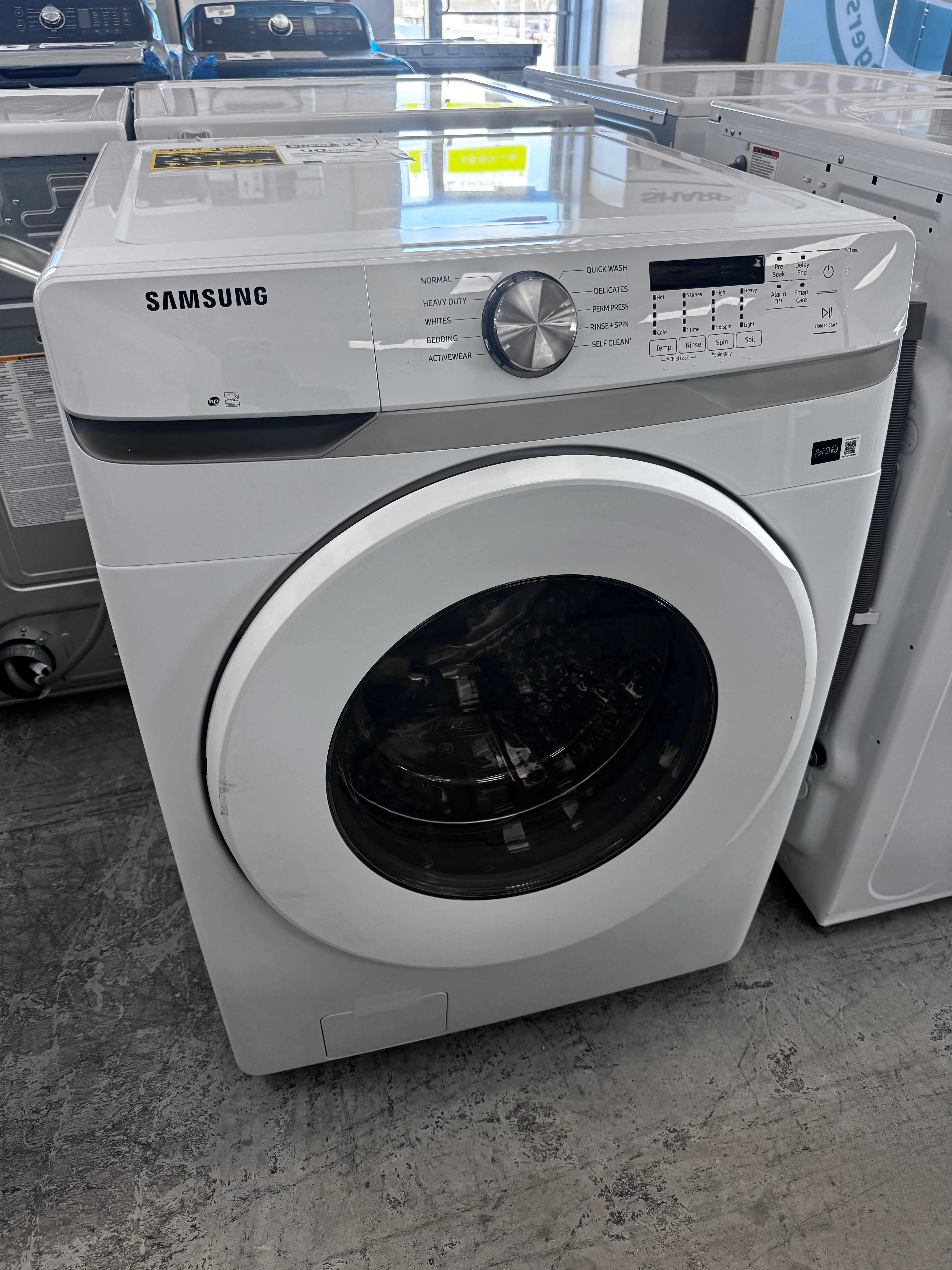 WF45T6000AW - WASHERS - Samsung - Front Load - White - Open Box - Image 3