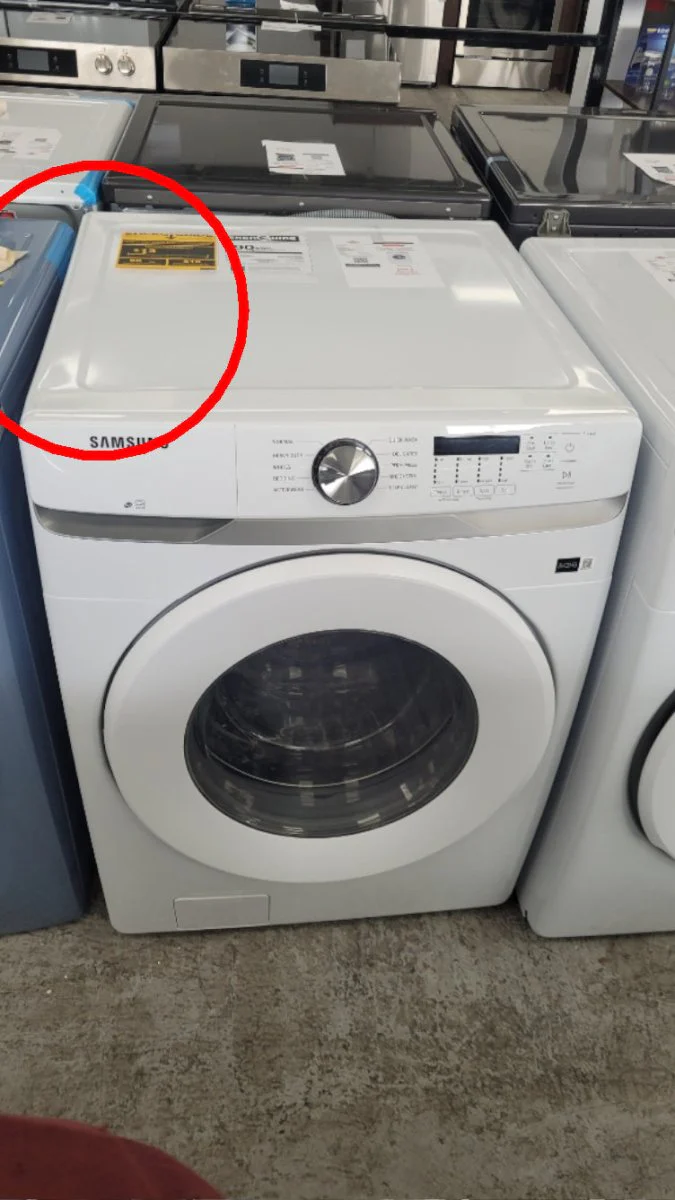 WF45T6000AW - WASHERS - Samsung - Front Load - White - Open Box - Image 3