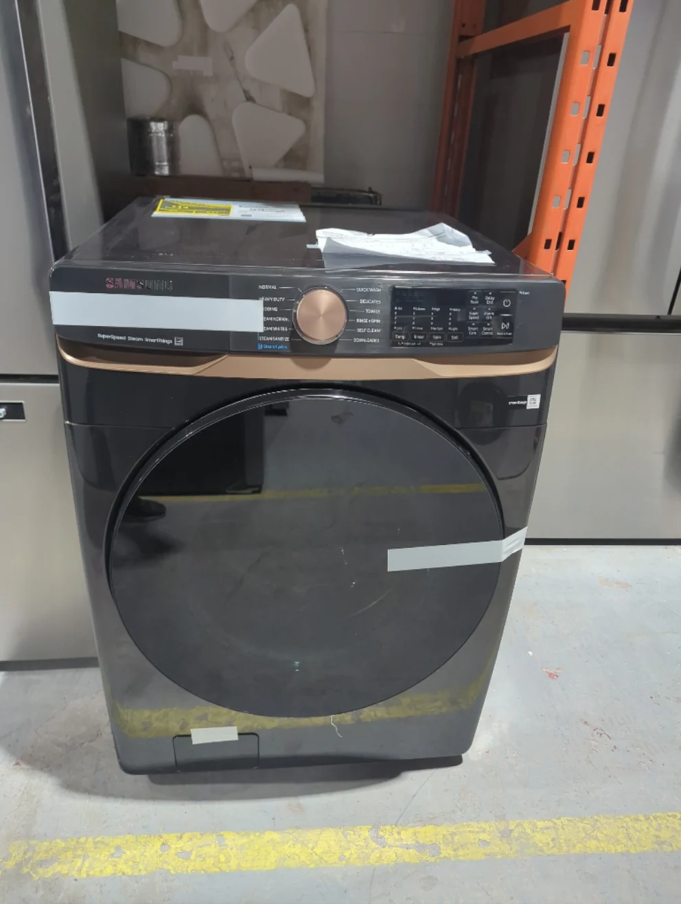 WF50BG8300AV - WASHERS - Samsung - Front Loading - Black - Open Box - Image 2