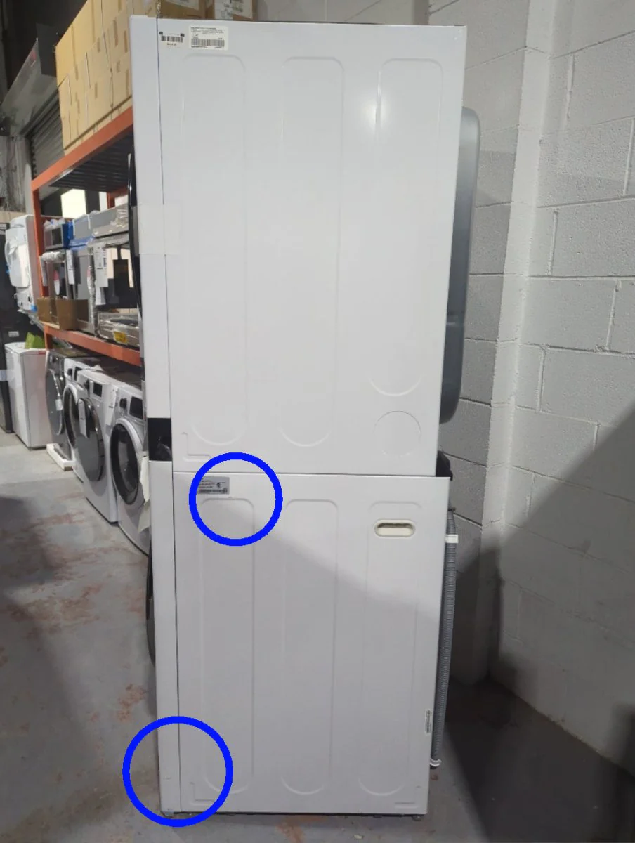 WKEX200HWA - LAUNDRY CENTERS - LG - Stacked Washer/Dryer - Electric - White - Open Box - Image 4