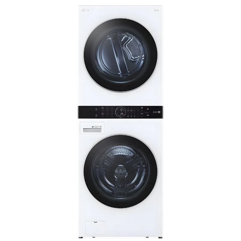 WKEX200HWA - LAUNDRY CENTERS - LG - Stacked Washer/Dryer - Electric - White - Open Box