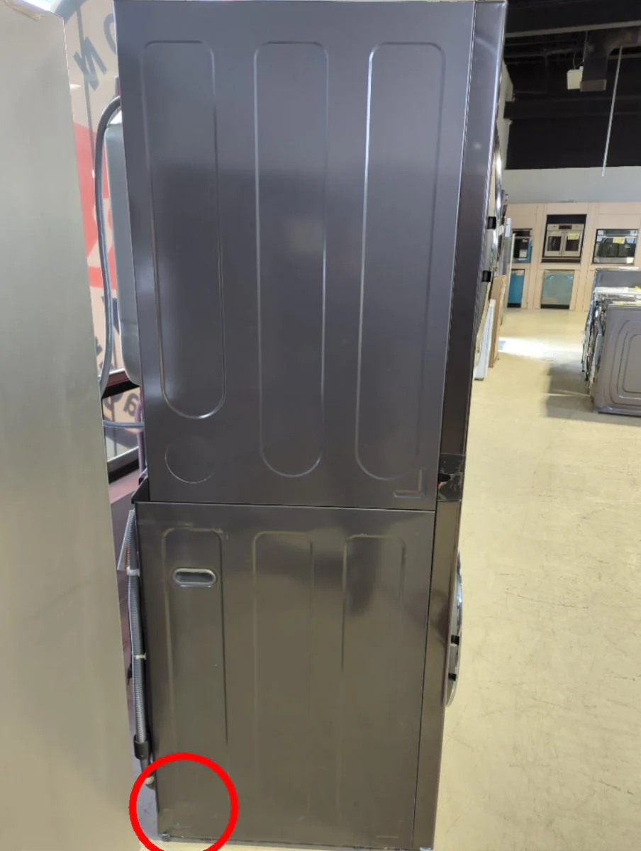 WKEX300HBA - LAUNDRY CENTERS - LG - Stacked Washer/Dryer - Electric - Black Stainless Steel - Open Box - Image 3