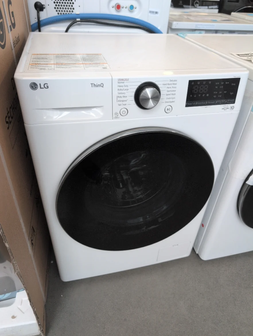WM1455HWA - WASHERS - LG - Front Loading - White - Open Box - Image 2