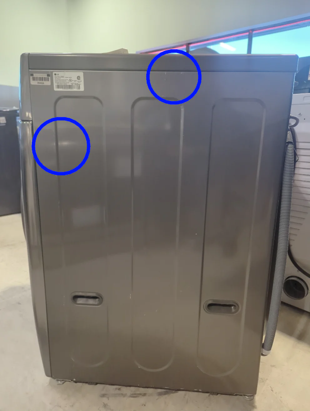 WM3400CV - WASHERS - LG - Front Loading - Graphite Steel - Open Box - Image 3