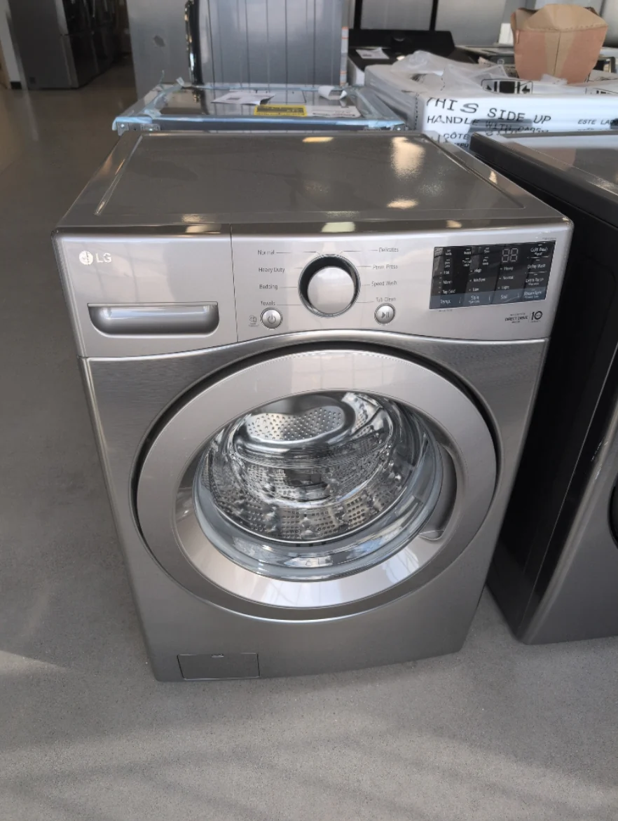 WM3400CV - WASHERS - LG - Front Loading - Graphite Steel - Open Box - Image 2