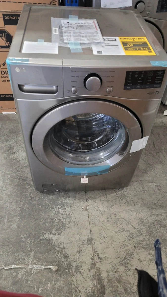 WM3400CV - WASHERS - LG - Front Loading - Graphite Steel - Open Box - Image 2