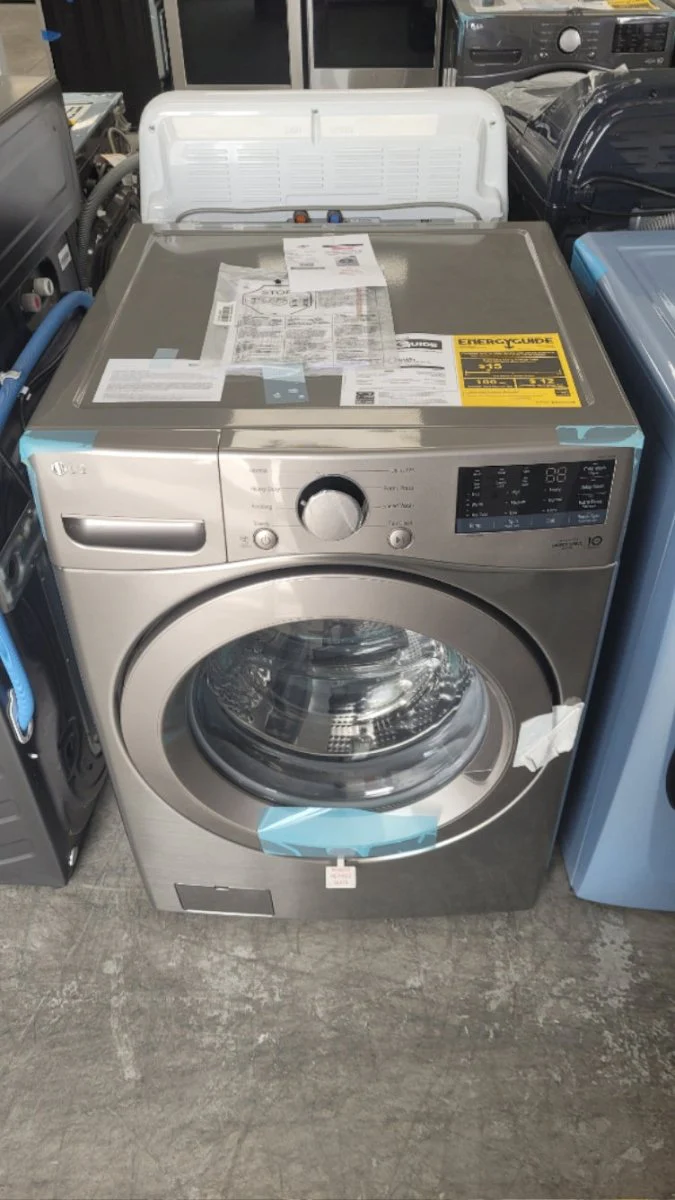 WM3400CV - WASHERS - LG - Front Loading - Graphite Steel - Open Box - Image 2