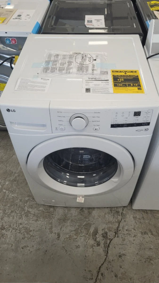 WM3400CW - WASHERS - LG - Front Load - White - Open Box - Image 2