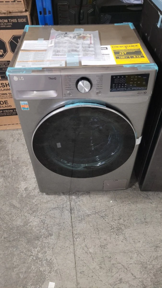 WM3555HVA - LAUNDRY CENTERS - LG - All-In-One - Electric - Grey - Open Box - Image 2