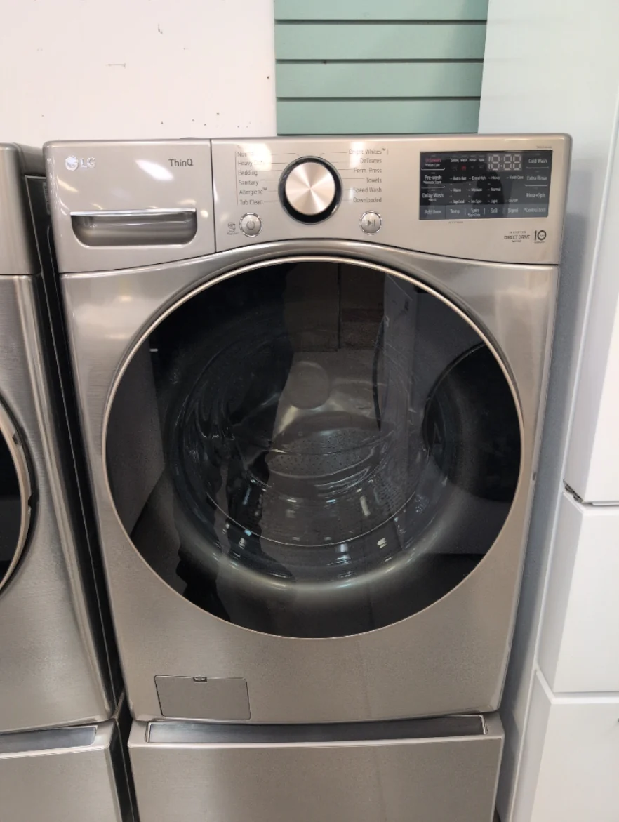 WM3850HVA - WASHERS - LG - Front Load - Silver - Open Box - Image 2
