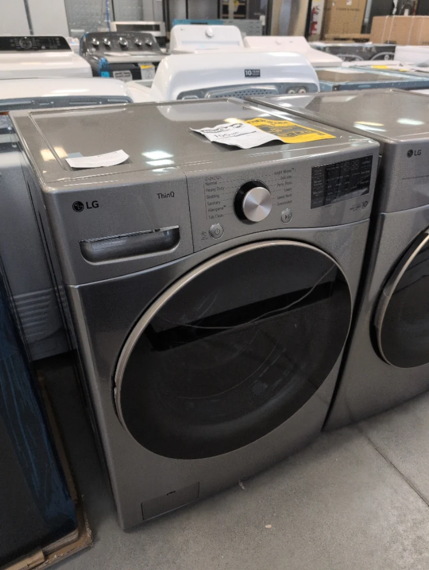 WM3850HVA - WASHERS - LG - Front Load - Silver - Open Box - Image 2