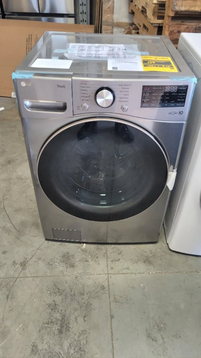 WM3850HVA - WASHERS - LG - Front Load - Silver - Open Box - Image 2