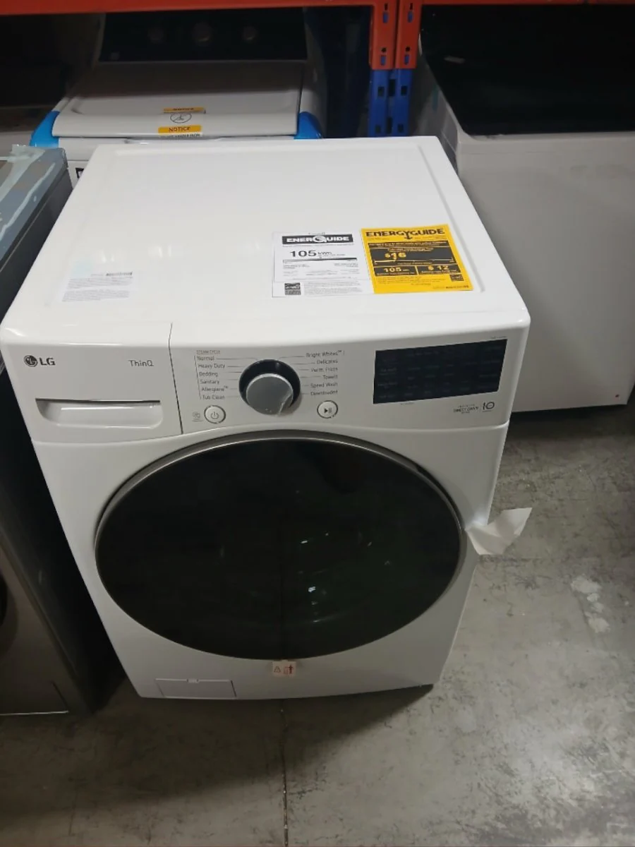 WM3850HWA - WASHERS - LG - Front Loading - White - Open Box - Image 2