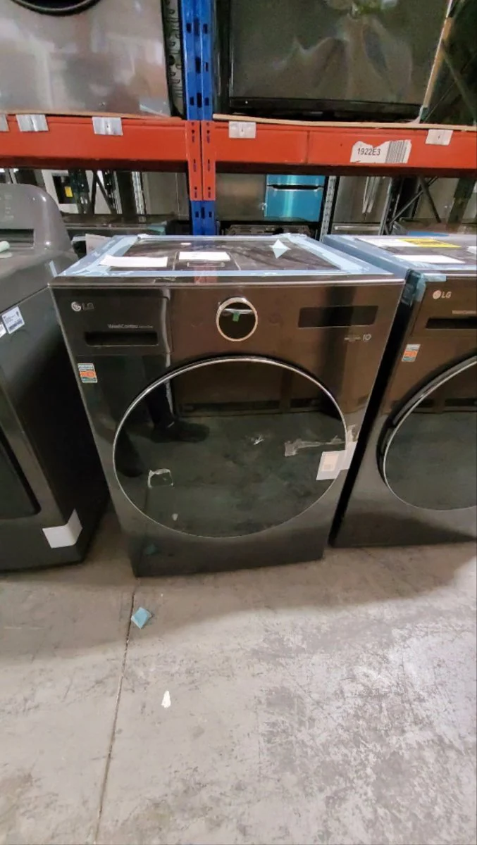 WM6998HBA - LAUNDRY CENTERS - LG - All-In-One - Electric - Black Stainless Steel - Open Box - Image 2