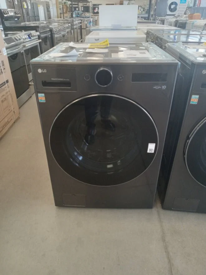 WM6998HBA - LAUNDRY CENTERS - LG - All-In-One - Electric - Black Stainless Steel - Open Box - Image 2