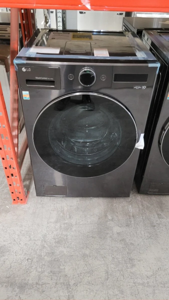 WM6998HBA - LAUNDRY CENTERS - LG - All-In-One - Electric - Black Stainless Steel - Open Box - Image 2