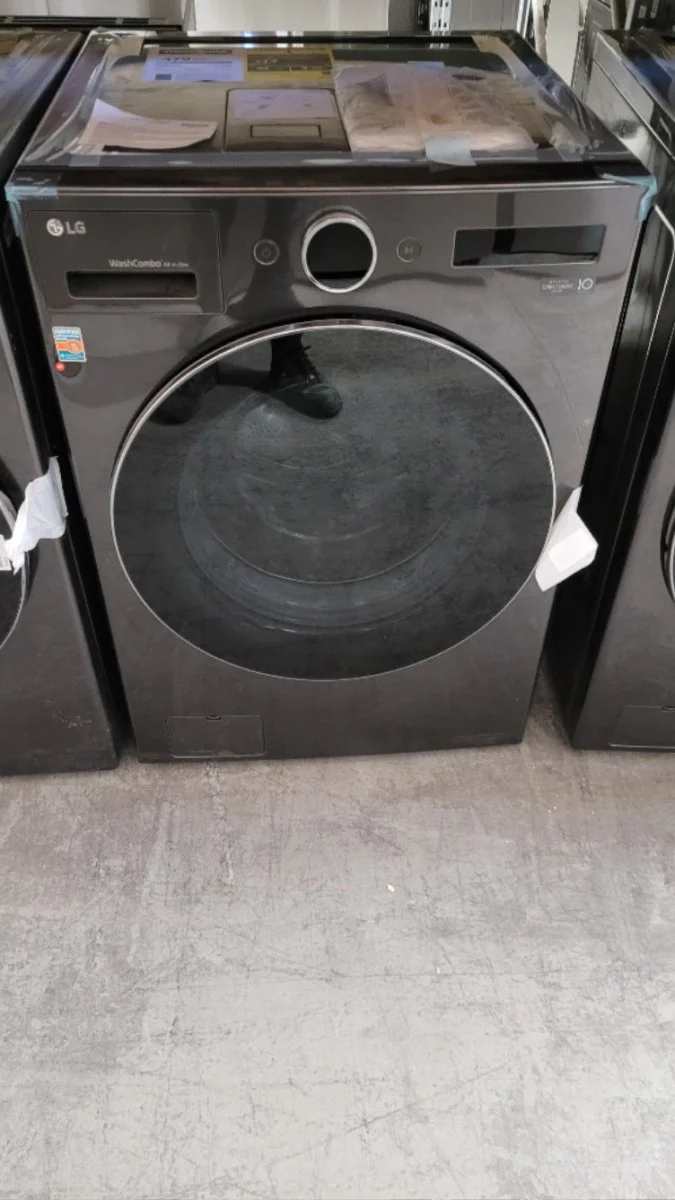 WM6998HBA - LAUNDRY CENTERS - LG - All-In-One - Electric - Black Stainless Steel - Open Box - Image 2