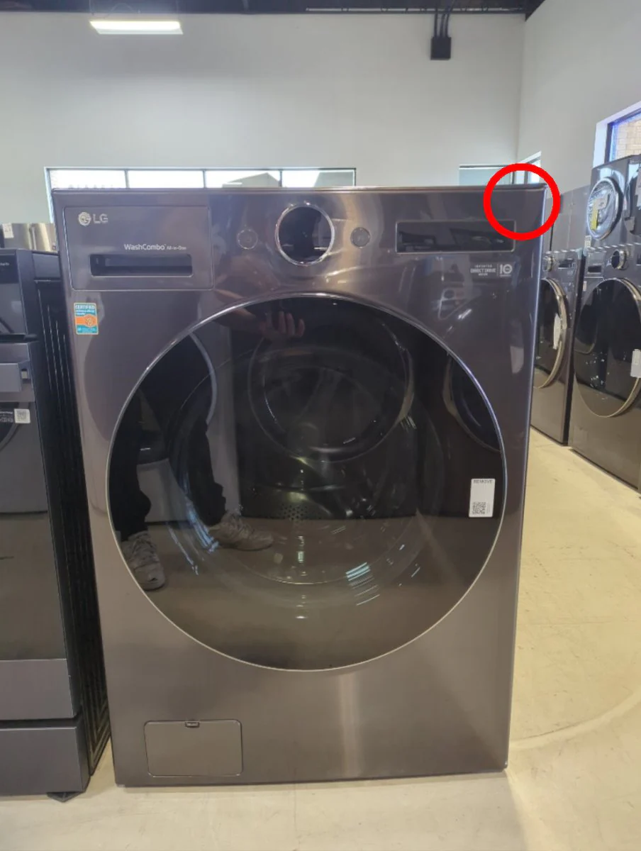 WM6998HBA - LAUNDRY CENTERS - LG - All-In-One - Electric - Black Stainless Steel - Open Box - Image 2