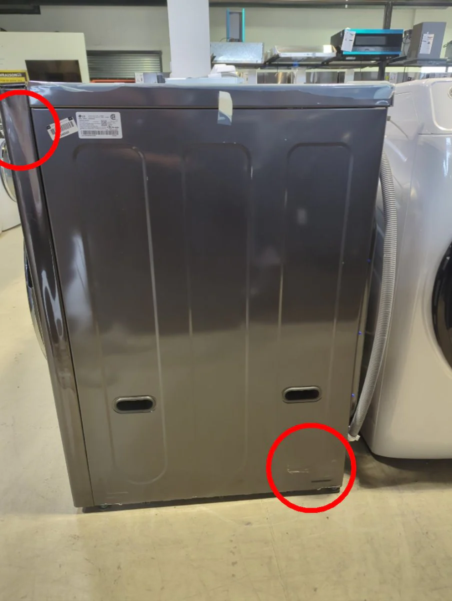 WM6998HBA - LAUNDRY CENTERS - LG - All-In-One - Electric - Black Stainless Steel - Open Box - Image 4