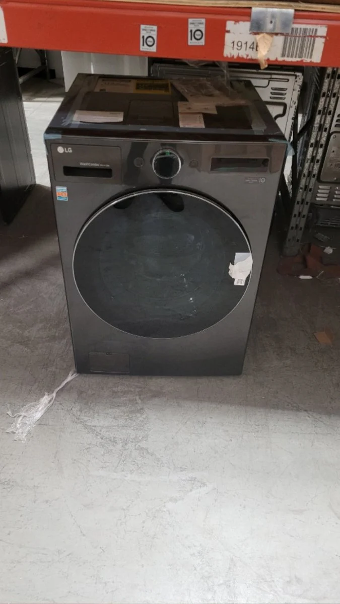 WM6998HBA - LAUNDRY CENTERS - LG - All-In-One - Electric - Black Stainless Steel - Open Box - Image 2