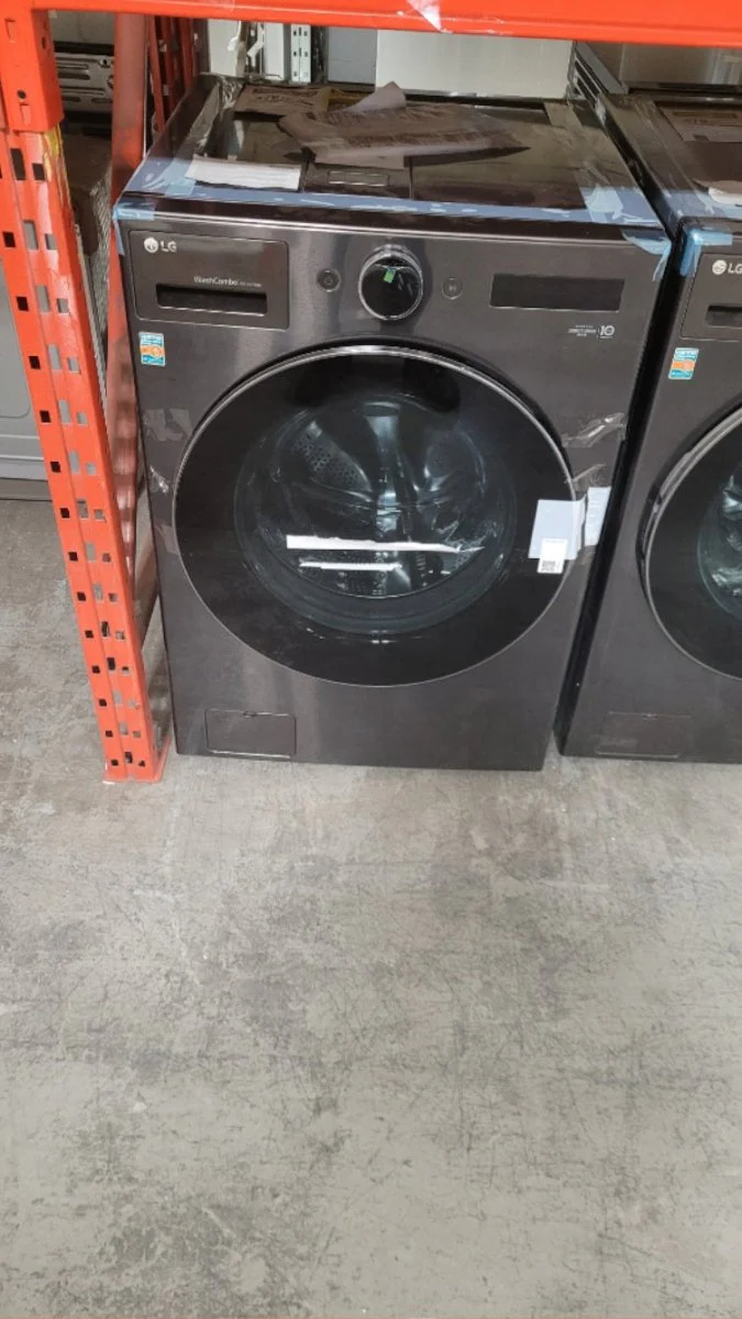 WM6998HBA - LAUNDRY CENTERS - LG - All-In-One - Electric - Black Stainless Steel - Open Box - Image 2