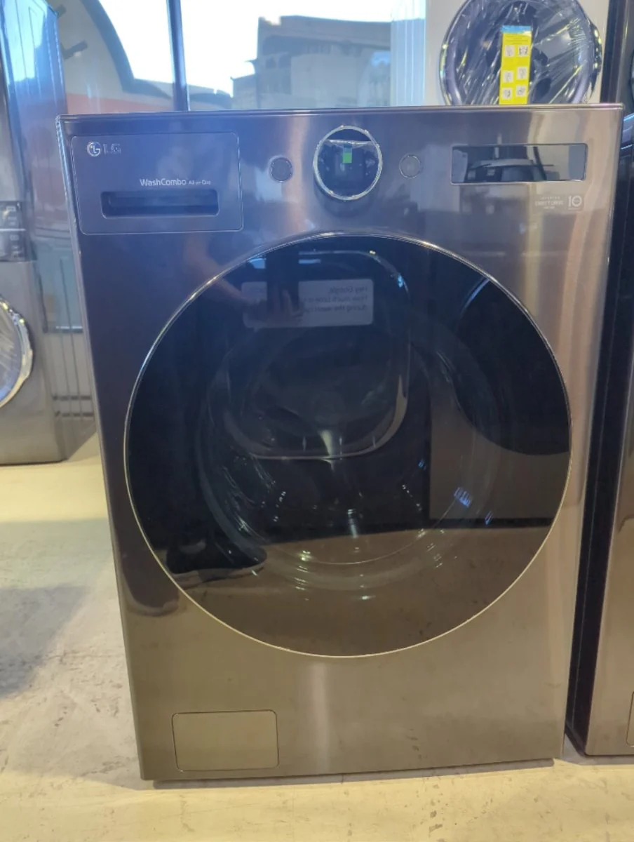 WM6998HBA - LAUNDRY CENTERS - LG - All-In-One - Electric - Black Stainless Steel - Open Box - Image 2