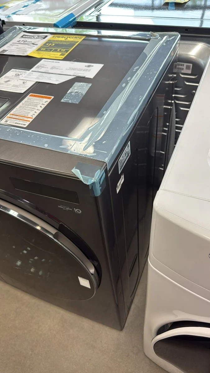 WM6998HBA - LAUNDRY CENTERS - LG - All-In-One - Electric - Black Stainless Steel - Open Box - Image 3