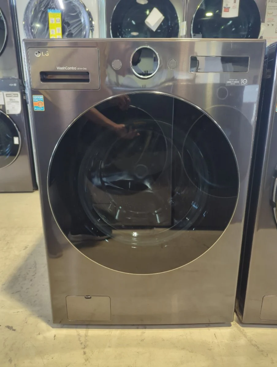 WM6998HBA - LAUNDRY CENTERS - LG - All-In-One - Electric - Black Stainless Steel - Open Box - Image 2