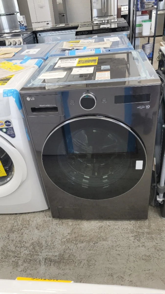 WM6998HBA - LAUNDRY CENTERS - LG - All-In-One - Electric - Black Stainless Steel - Open Box - Image 2