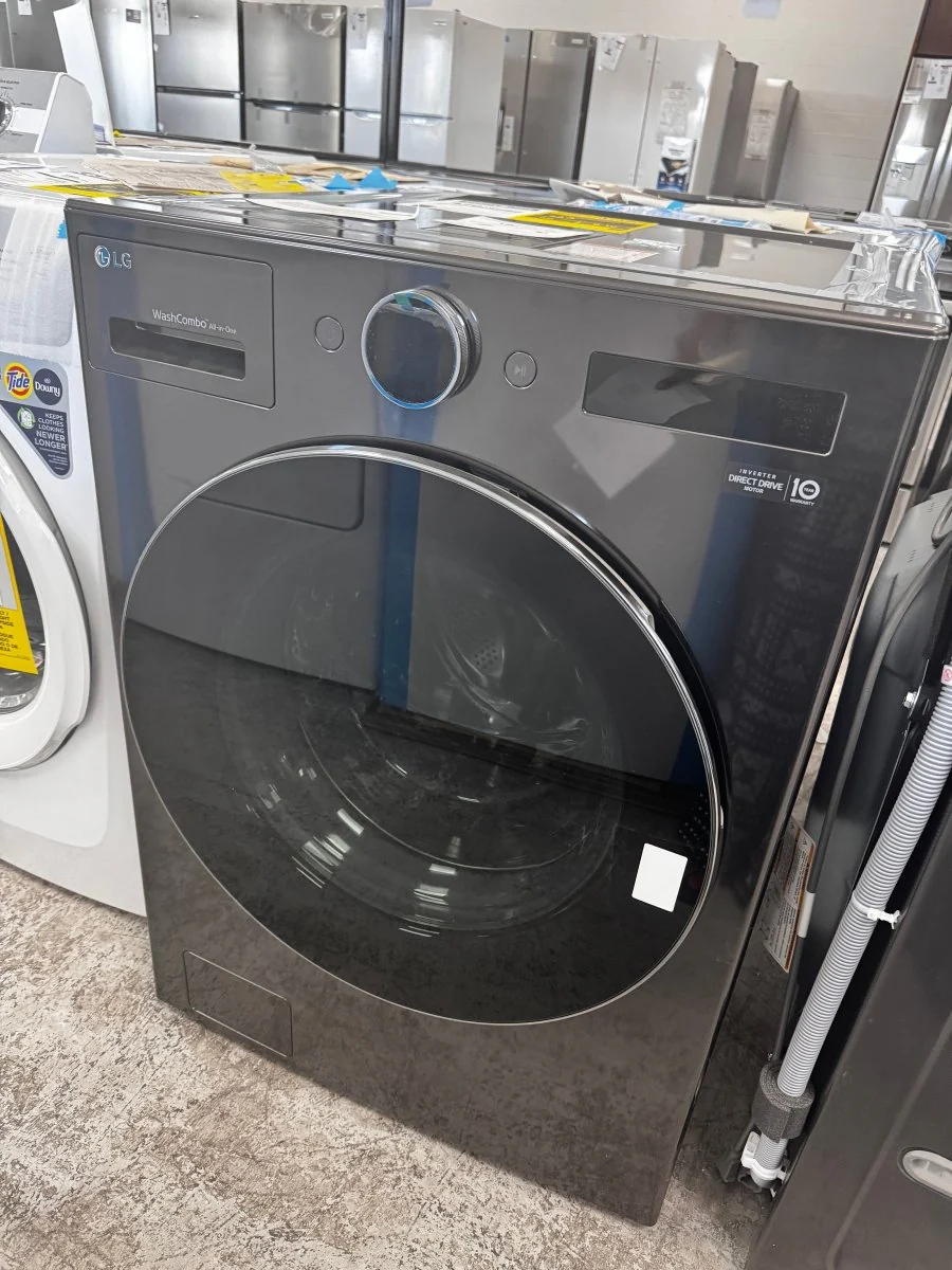 WM6998HBA - LAUNDRY CENTERS - LG - All-In-One - Electric - Black Stainless Steel - Open Box - Image 3