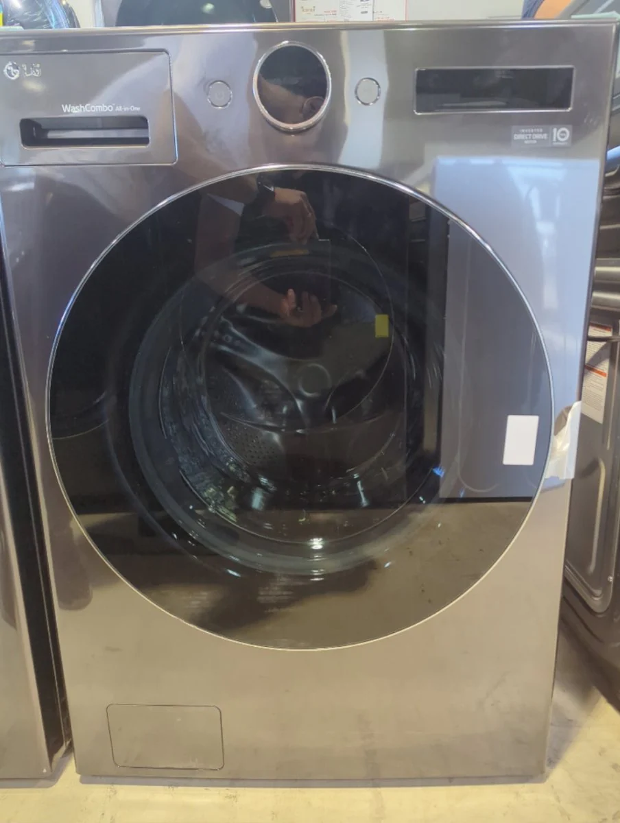 WM6998HBA - LAUNDRY CENTERS - LG - All-In-One - Electric - Black Stainless Steel - Open Box - Image 2