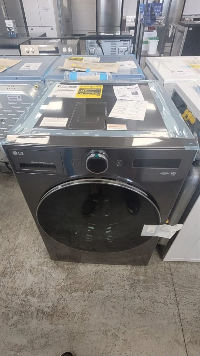 WM6998HBA - LAUNDRY CENTERS - LG - All-In-One - Electric - Black Stainless Steel - Open Box - Image 2