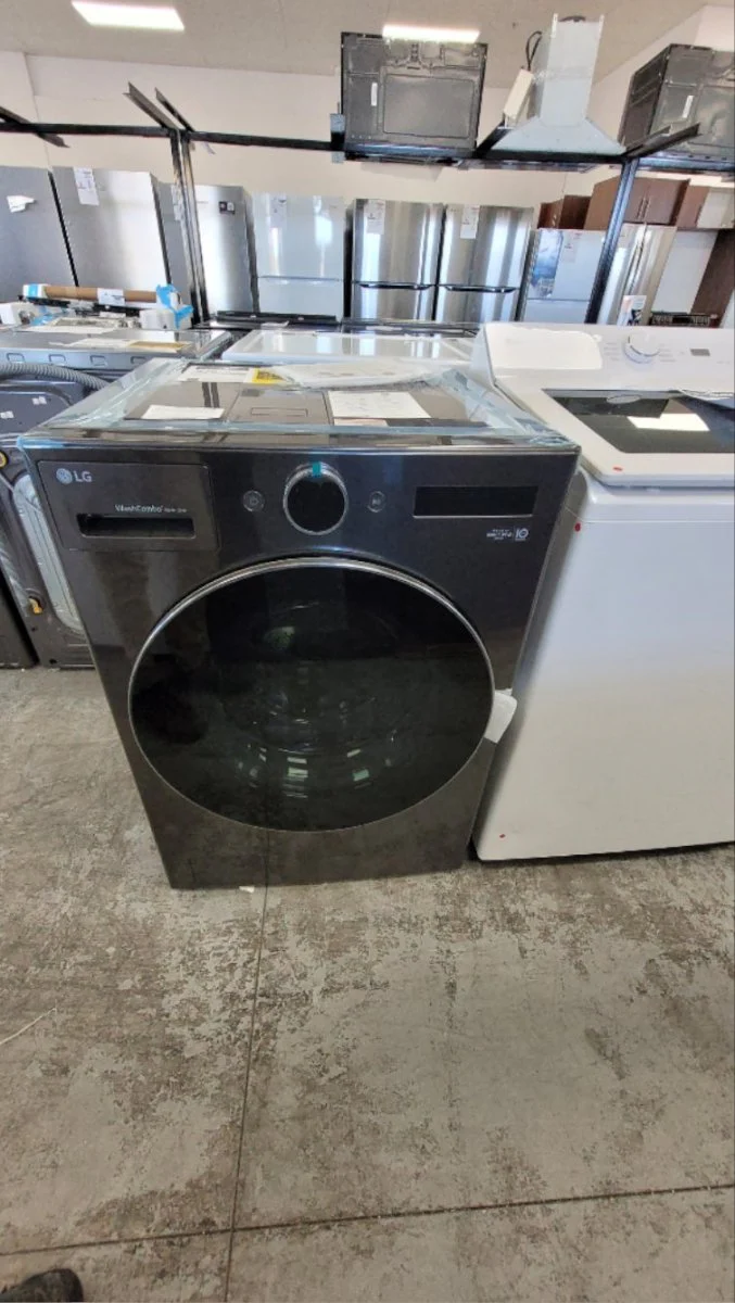 WM6998HBA - LAUNDRY CENTERS - LG - All-In-One - Electric - Black Stainless Steel - Open Box - Image 2