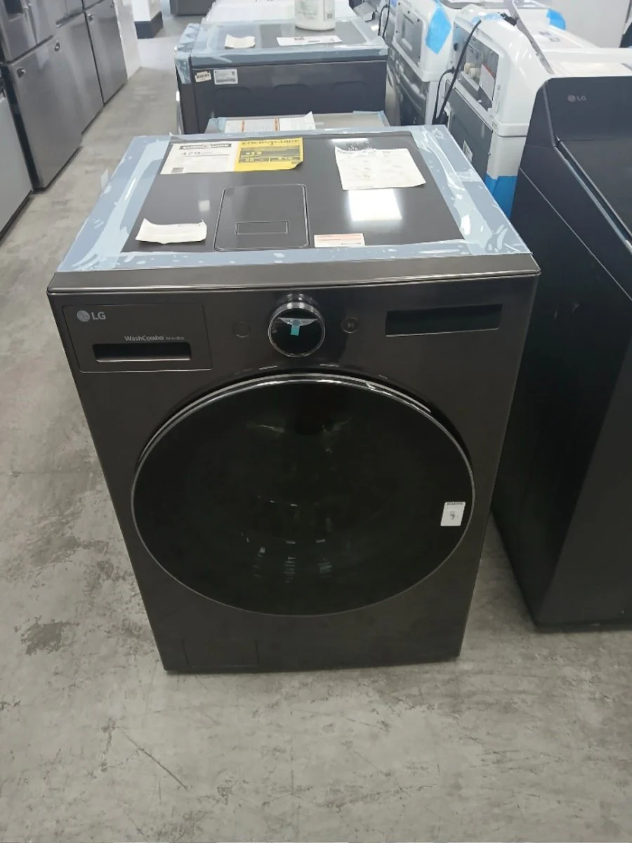 WM6998HBA - LAUNDRY CENTERS - LG - All-In-One - Electric - Black Stainless Steel - Open Box - Image 2