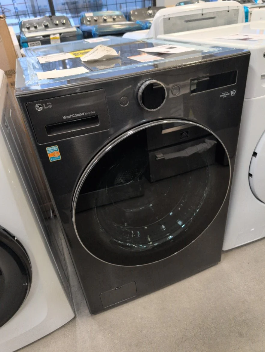 WM6998HBA - LAUNDRY CENTERS - LG - All-In-One - Electric - Black Stainless Steel - Open Box - Image 2