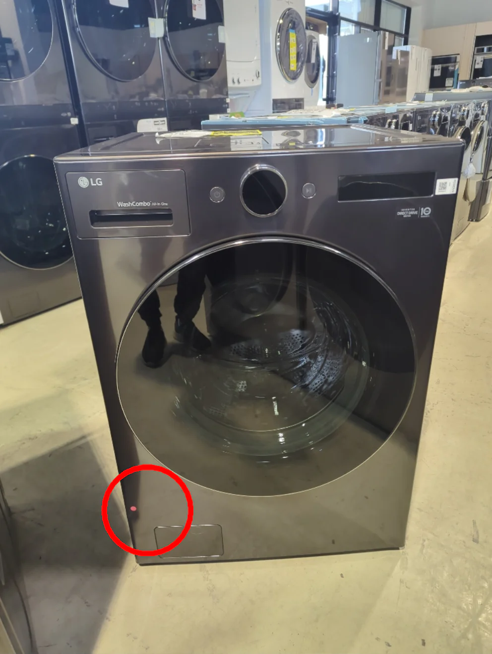 WM6998HBA - LAUNDRY CENTERS - LG - All-In-One - Electric - Black Stainless Steel - Open Box - Image 2