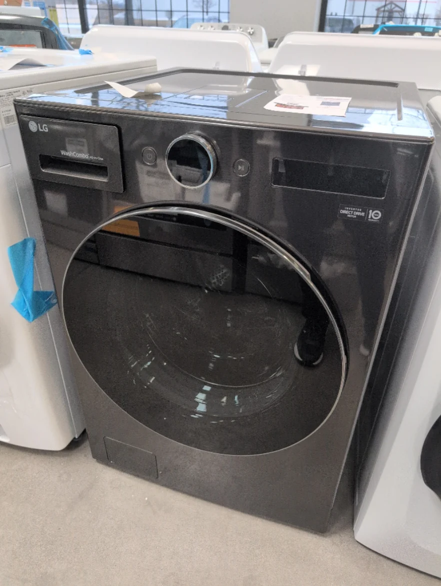 WM6998HBA - LAUNDRY CENTERS - LG - All-In-One - Electric - Black Stainless Steel - Open Box - Image 2