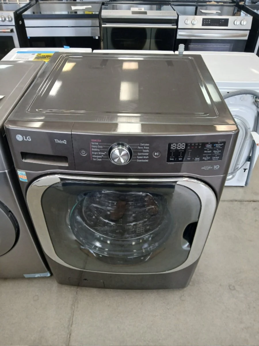 WM8900HBA - WASHERS - LG - Front Loading - Black Stainless - Open Box - Image 2