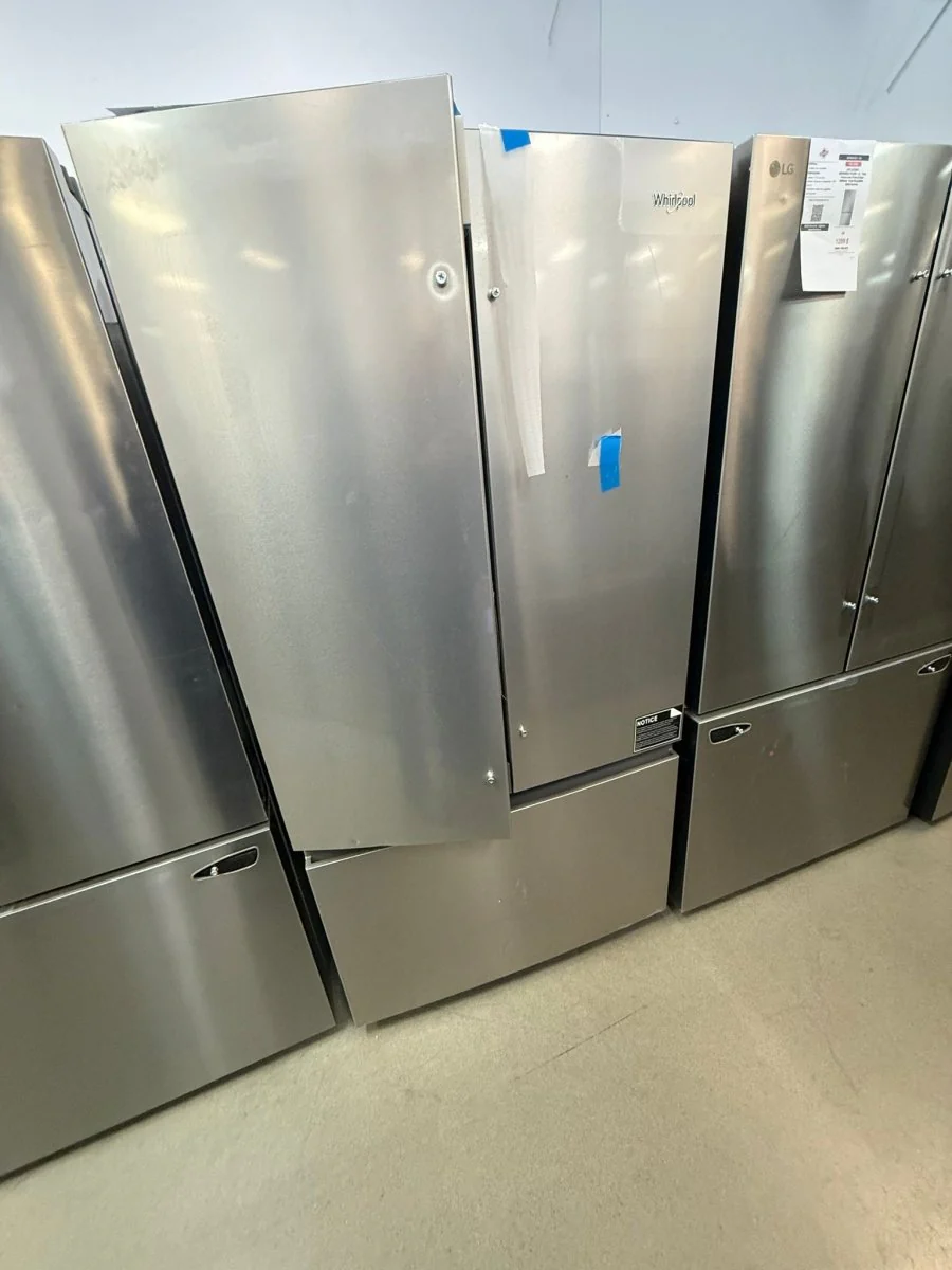 WRFF3136SZ - REFRIGERATORS - Whirlpool - French 3-Door - Stainless Steel - Open Box - Image 4