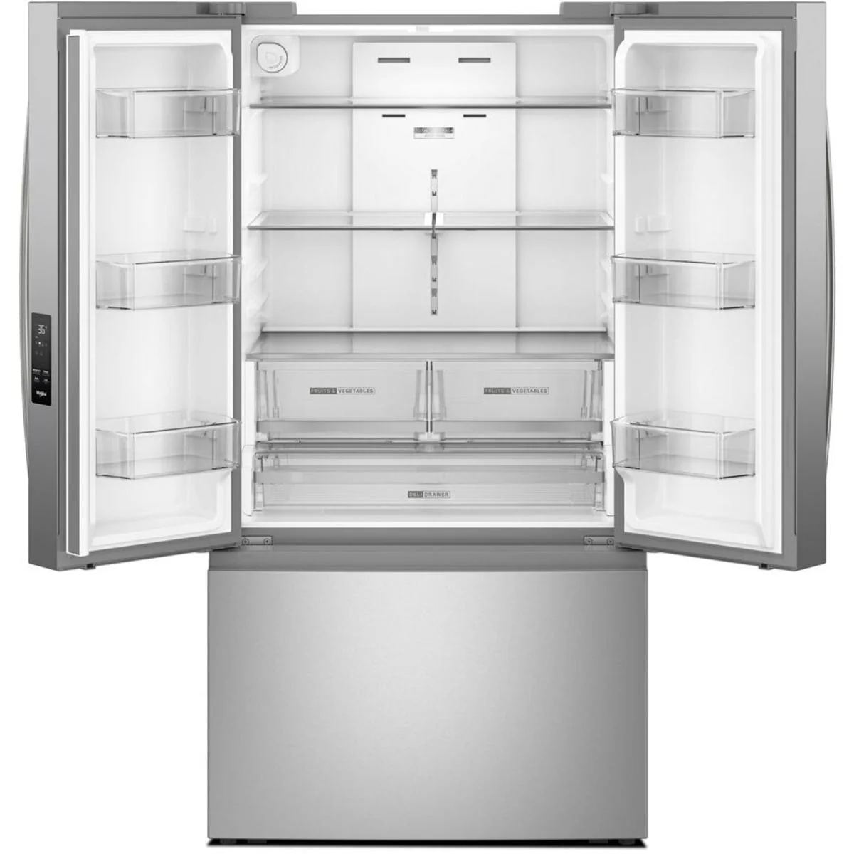 WRFF3136SZ - REFRIGERATORS - Whirlpool - French 3-Door - Stainless Steel - Open Box - Image 7