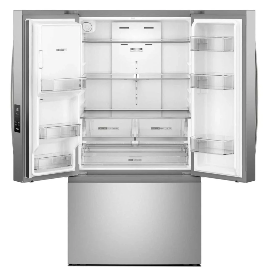 WRFF3536SZ - REFRIGERATORS - Whirlpool - French 3-Door - Stainless Steel - Open Box - Image 4