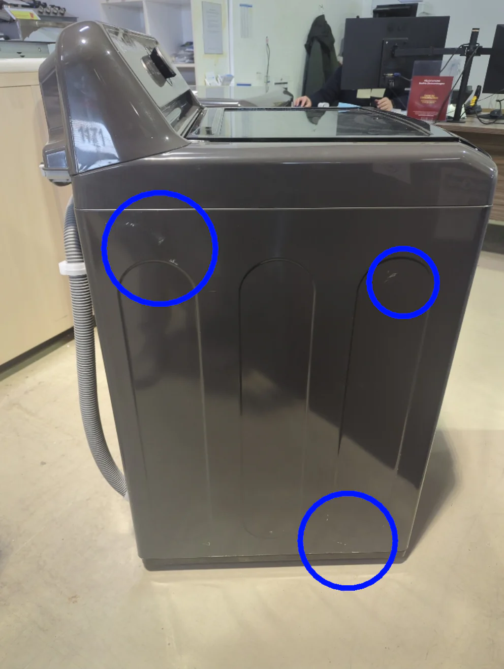 WT6105CM - WASHERS - LG - Top Loading - Grey - Open Box - Image 3